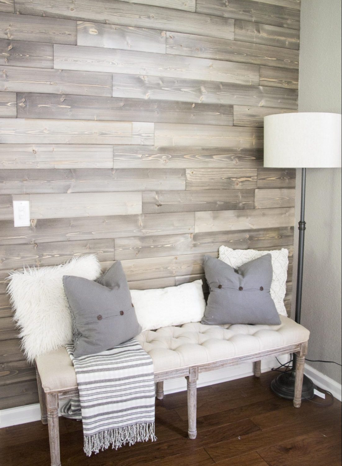 DIY SHIPLAP/WOOD WALL + OTHER WAYS TO ADD CHARACTER TO YOUR WALLS