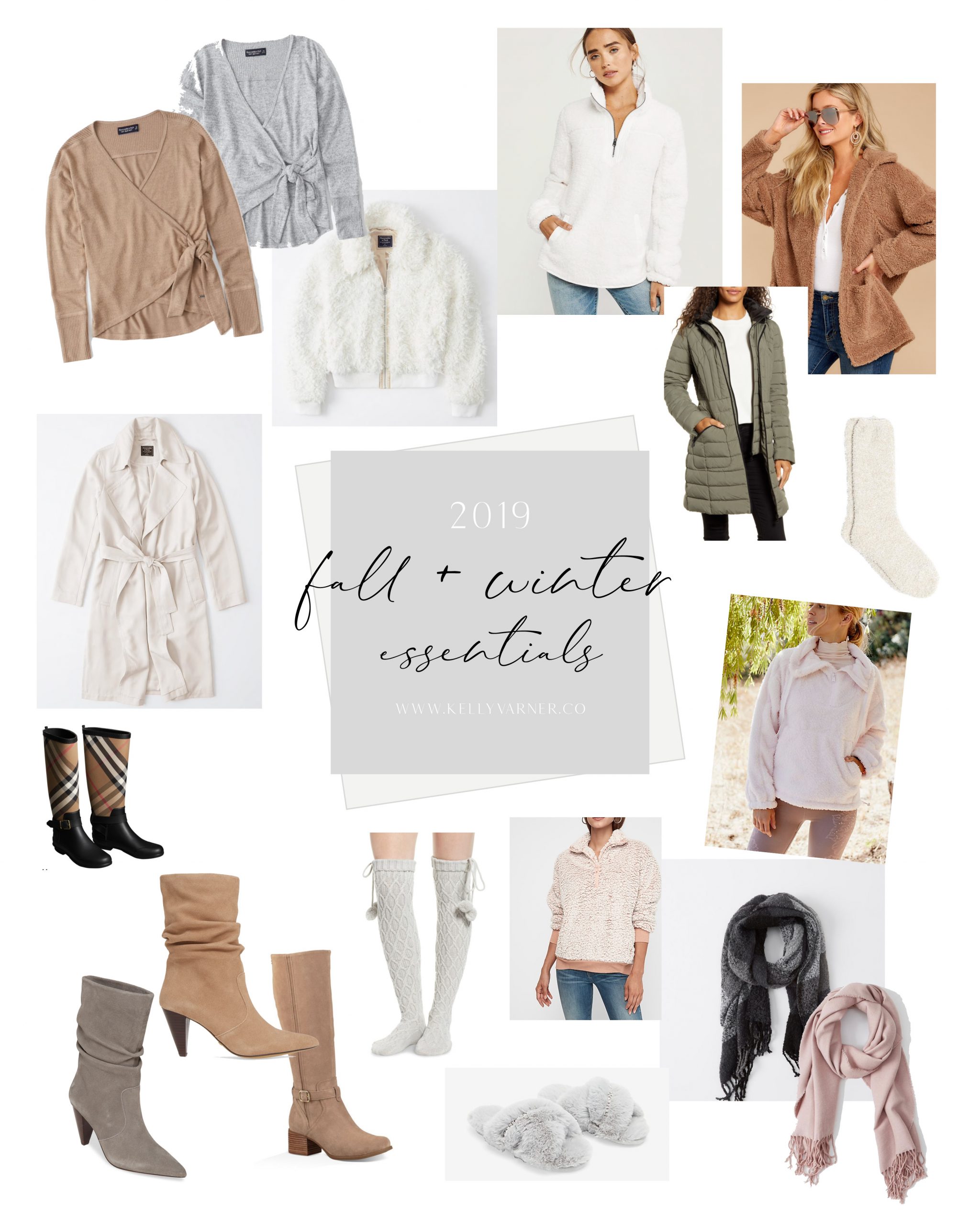 Fall + Winter Wardrobe Essentials 2019